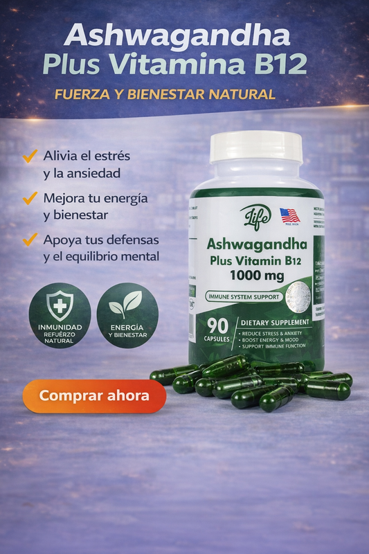 Ashawaganda 90 Capsulas ™ / ¡Balance natural diario!